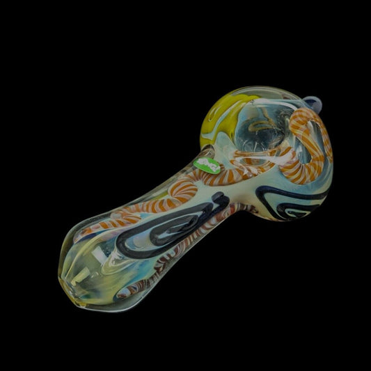 4.75" Thick Glass Tobacco Hand Pipe - The Headed West Smoke Shop