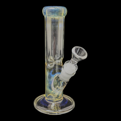 Basic Fumed Glass Bong With Pinch - The Headed West Smoke Shop