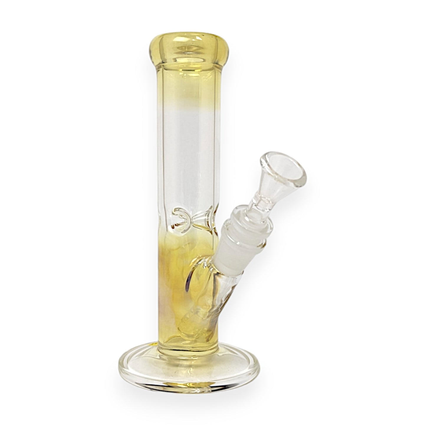 Basic Fumed Glass Bong With Pinch - The Headed West Smoke Shop