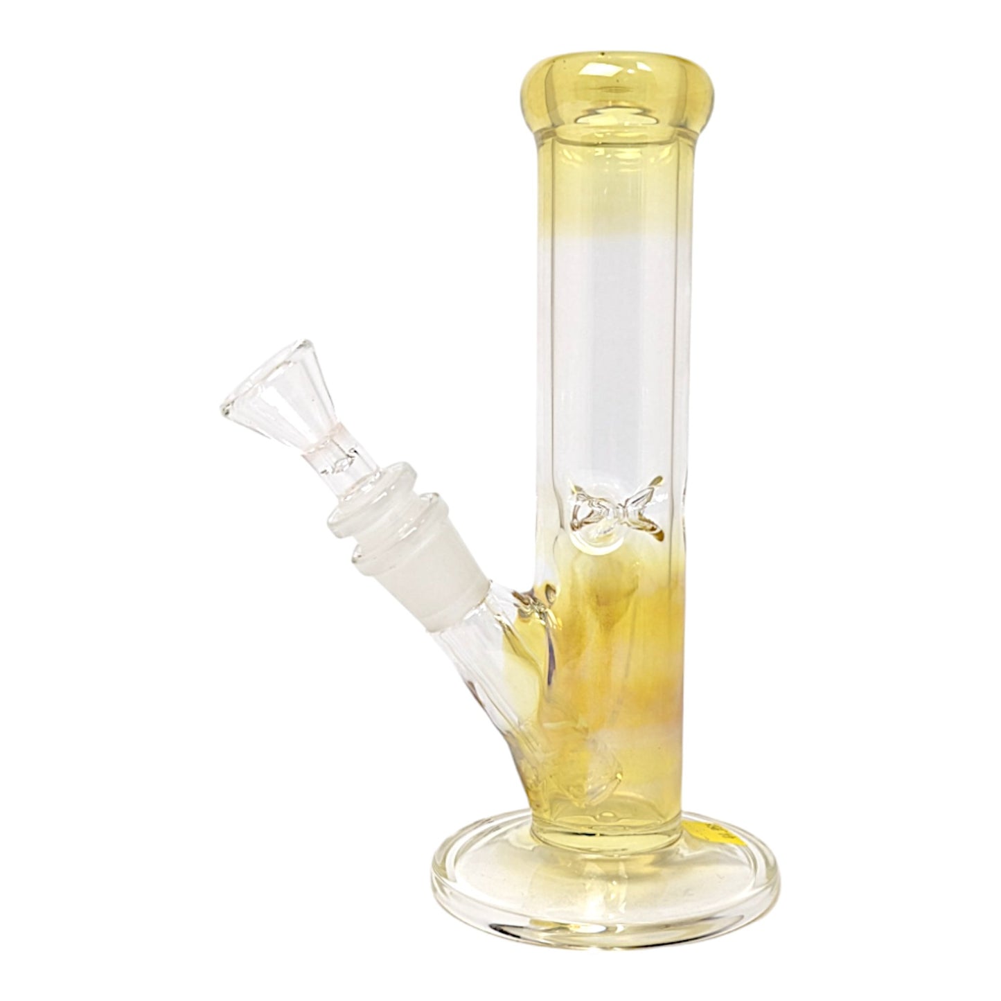 Basic Fumed Glass Bong With Pinch - The Headed West Smoke Shop