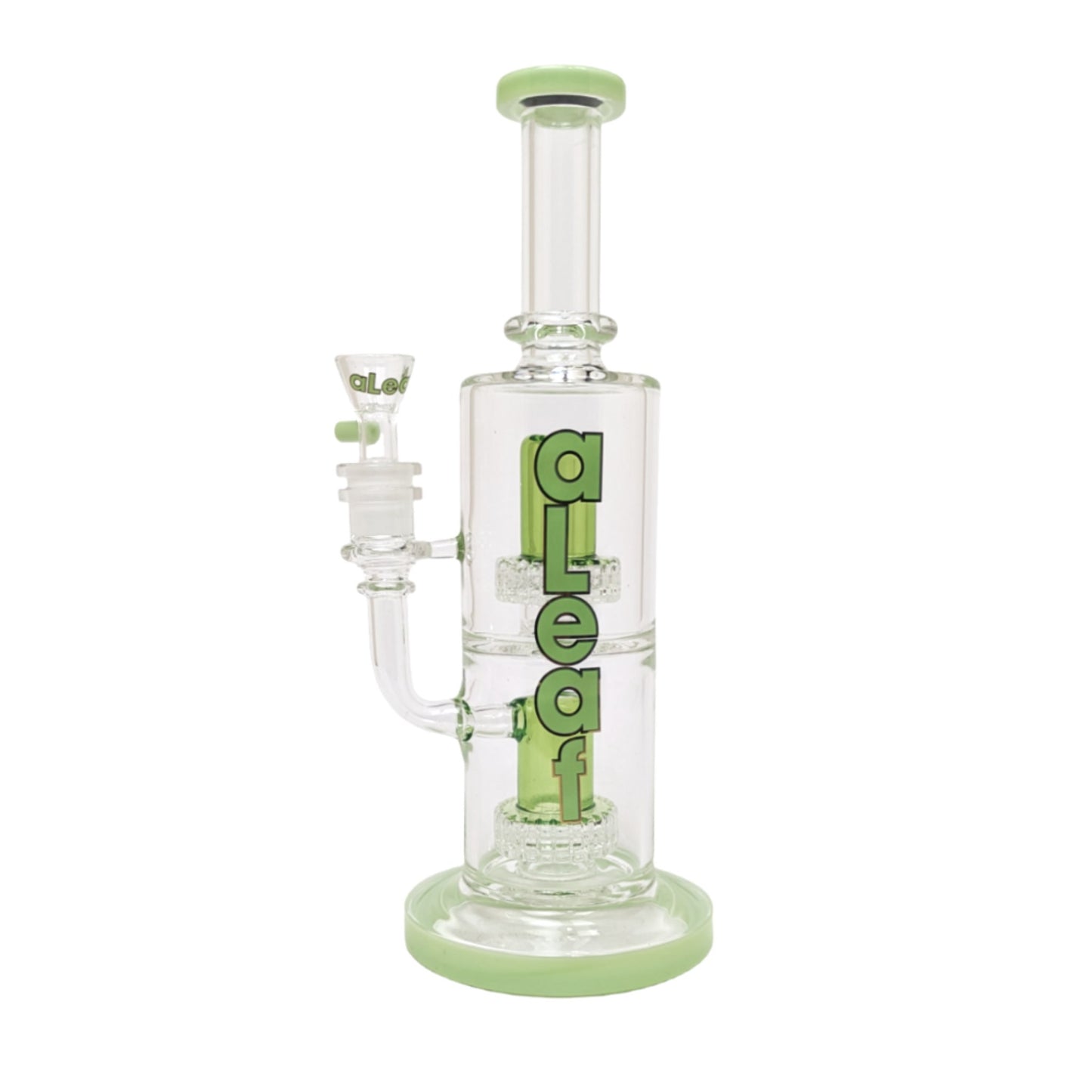 A - Leaf Double Matrix Rig 5mm Glass With Carrying Case - The Headed West Smoke Shop