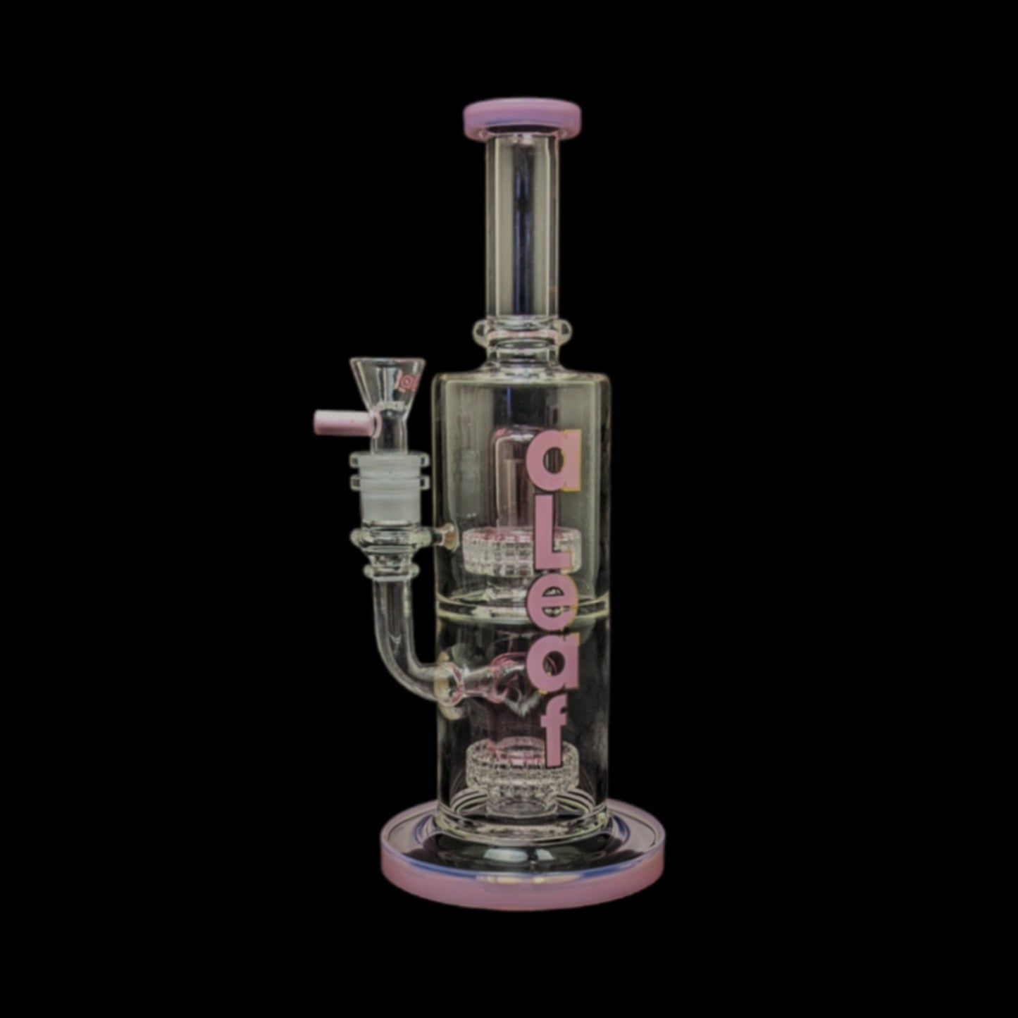 A - Leaf Double Matrix Rig 5mm Glass With Carrying Case - The Headed West Smoke Shop